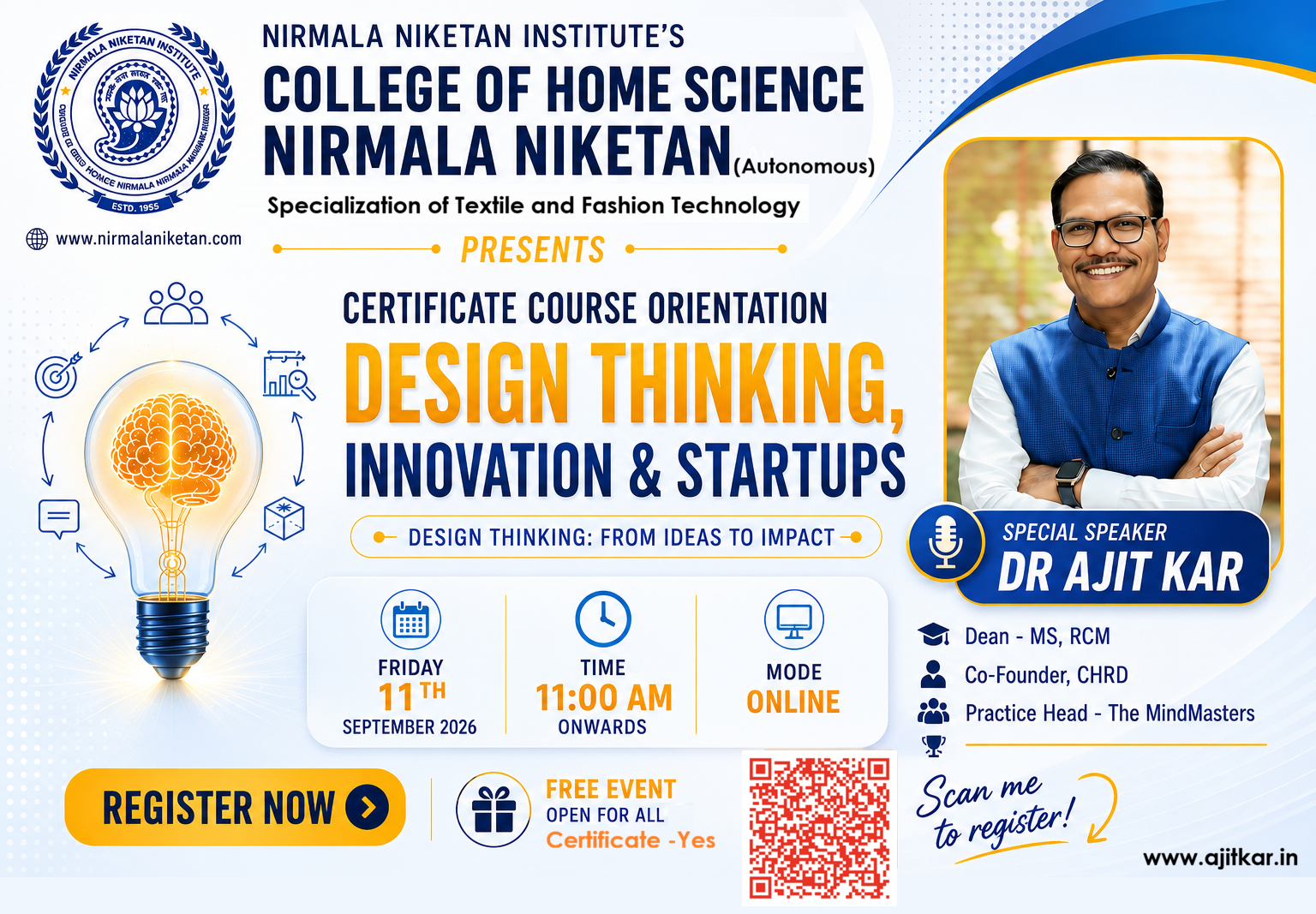 Design Thinking Workshop - Free Certificate Programme