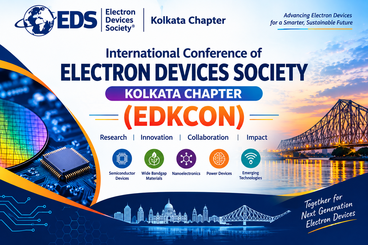 International Conference of Electron Devices Society Kolkata Chapter (EDKCON)